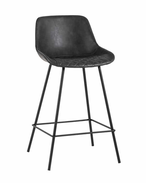 Стул полубарный TEXAS экокожа серый 2 шт. — изображение 2