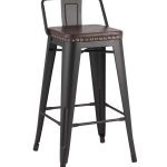 Стул полубарный TOLIX SOFT черный матовый