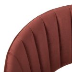 Стул полубарный Turin терракотовый, золотые ножки — изображение 5