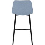 Стул полубарный Vicky серый — изображение 3