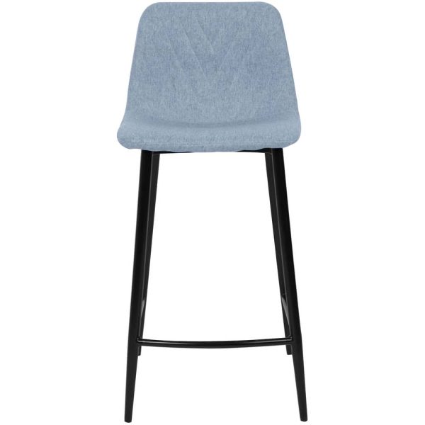 Стул полубарный Vicky серый — изображение 4