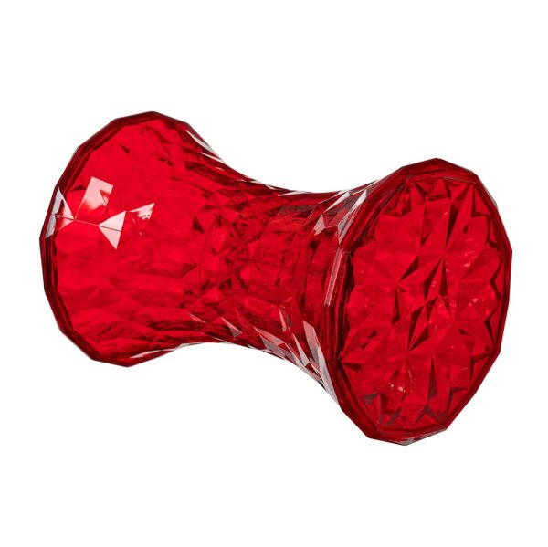 Стул-пуф Stone прозрачный красный — изображение 2