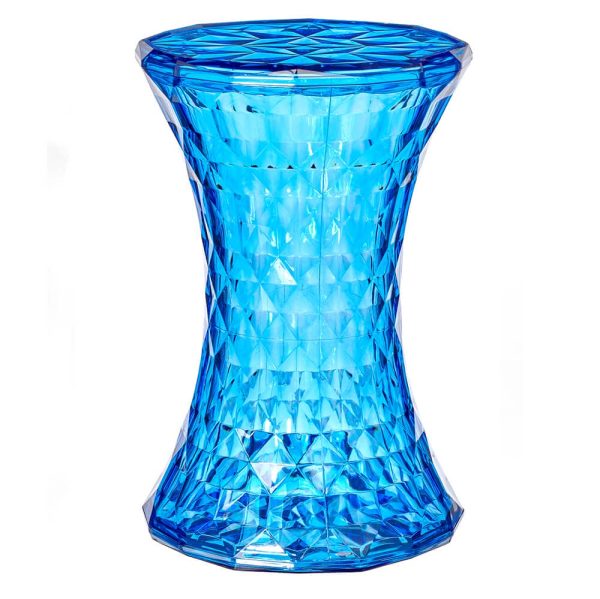 Стул-пуф Stone прозрачный синий Стул-пуф Stone прозрачный синий