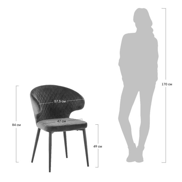 Стул Richard синий — изображение 5