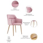 Стул Rome пудровый — изображение 5