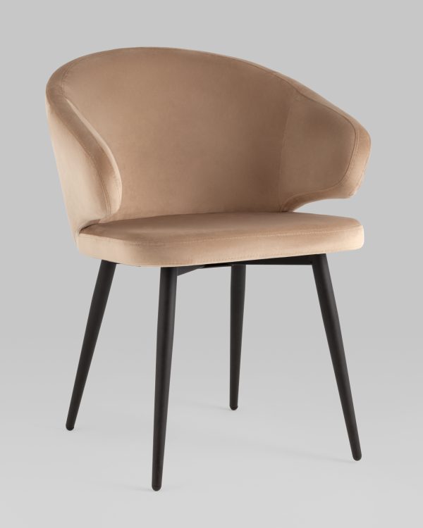 Стул с подлокотниками Codo велюр капучино — изображение 2