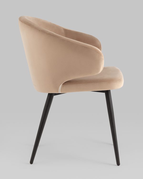 Стул с подлокотниками Codo велюр капучино — изображение 3