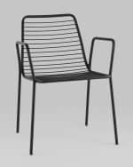 Стул с подлокотниками Дели металл черный — изображение 2