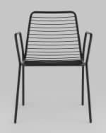 Стул с подлокотниками Дели металл черный — изображение 3