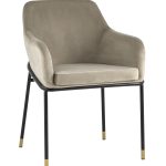 Стул Сандра велюр шампань