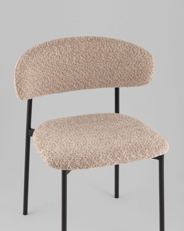 Стул Sevyn букле кофейный — изображение 3