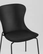 Стул Shaya с подушкой пластик черный — изображение 3