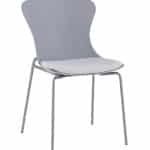 Стул Shaya с подушкой пластик серый