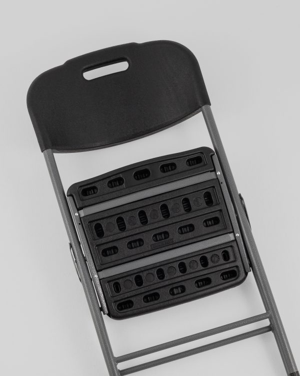 Стул складной банкетный черный — изображение 3