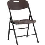 Стул складной банкетный коричневый под дерево