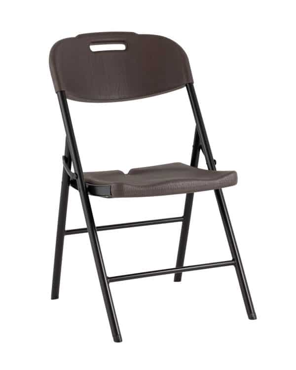 Стул складной банкетный коричневый под дерево