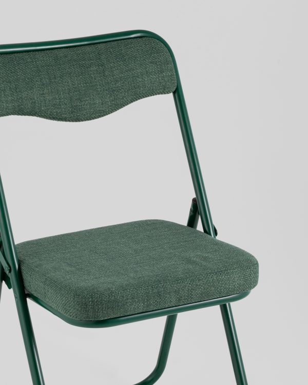 stul-skladnoj-dzhonni-rogozhka-zelenaja-karkas-zelenyj-2 Стул складной Джонни рогожка зеленая каркас зеленый — изображение 3