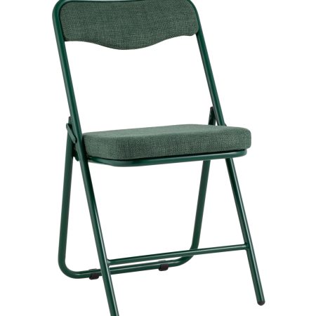 Стул складной Джонни рогожка зеленая каркас зеленый