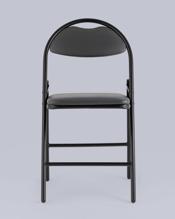 stul-skladnoj-hagen-jekokozha-seryj-karkas-chernyj-2 Стул складной Hagen экокожа серый каркас черный — изображение 3