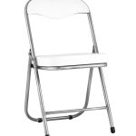 Стул складной мягкий ДЖОН металлик