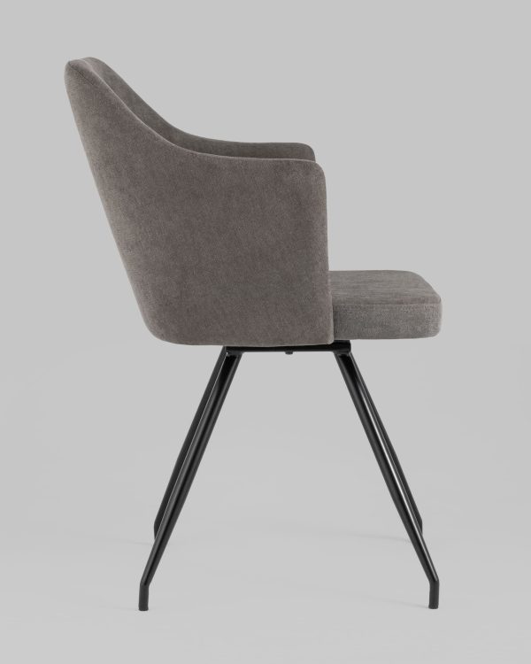 Стул Слинг вращающийся серо-коричневый 2 шт — изображение 3