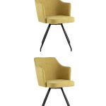 Стул Слинг вращающийся желтый 2 шт