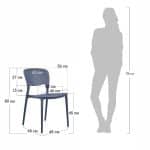 Стул Spot бирюзовый — изображение 5