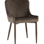 Стул Ститч Хани велюр коричневый ножки дерево