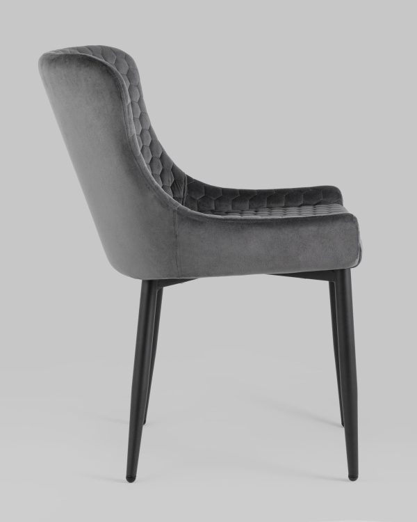 Стул Ститч Хани велюр серый — изображение 3