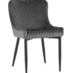 Стул Ститч велюр серый