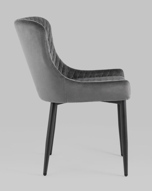 stul-stitch-veljur-seryj-2 Стул Ститч велюр серый — изображение 3