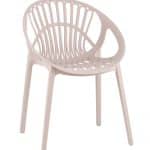 Стул Takeo пластик нежно-розовый