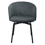 Стул Tess серый шенилл на поворотном механизме — изображение 2