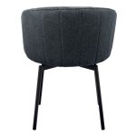 Стул Tess серый шенилл на поворотном механизме — изображение 4