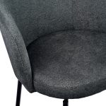 Стул Tess серый шенилл на поворотном механизме — изображение 5