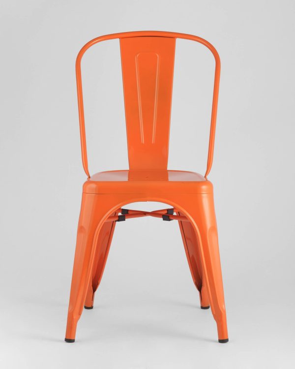 Стул TOLIX оранжевый глянцевый — изображение 3