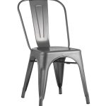 Стул TOLIX серебристый матовый