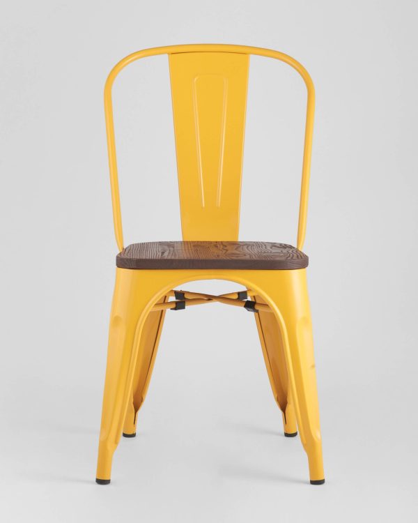 Стул TOLIX WOOD желтый — изображение 3