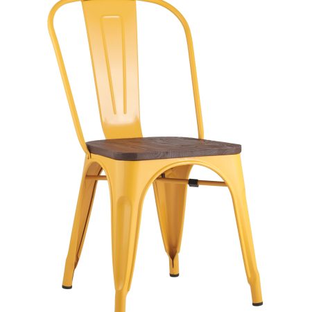 Стул TOLIX WOOD желтый