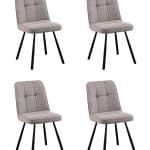 Стул Trell коричневый 4 шт.