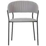 Стул Turin серый с чёрными ножками — изображение 2