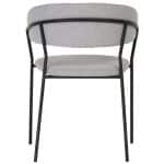 Стул Turin серый с чёрными ножками — изображение 4