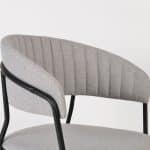 Стул Turin серый с чёрными ножками — изображение 5