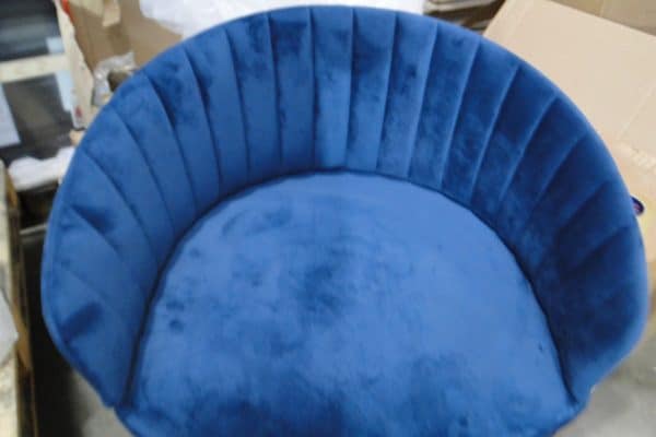 Стул Turin синий с золотыми ножками FR 0557Y — изображение 2