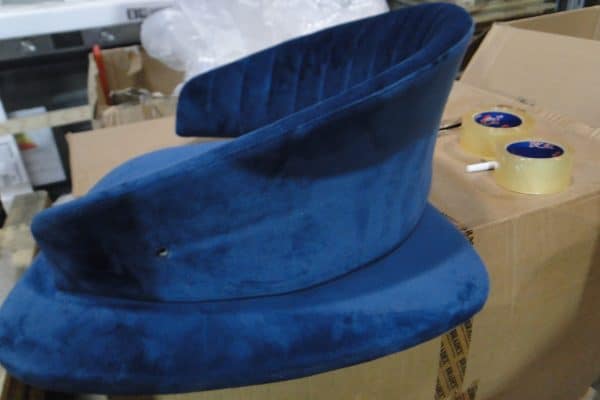 Стул Turin синий с золотыми ножками FR 0557Y — изображение 5