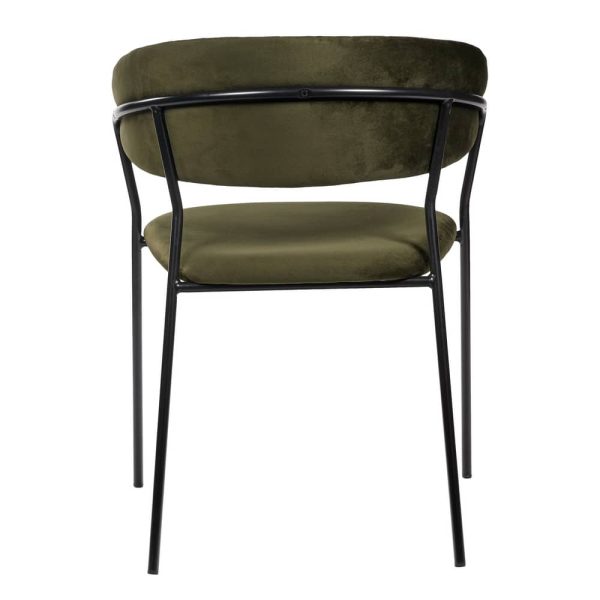 Стул Turin зеленый с чёрными ножками — изображение 5