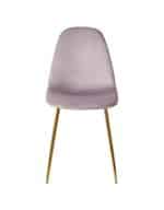 Стул Валенсия SN велюр розовый золотые ножки — изображение 3