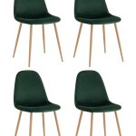 Стул Валенсия SN велюр темно-зеленый 4 шт
