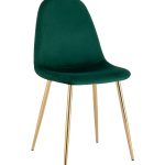Стул Валенсия SN велюр зеленый золотые ножки