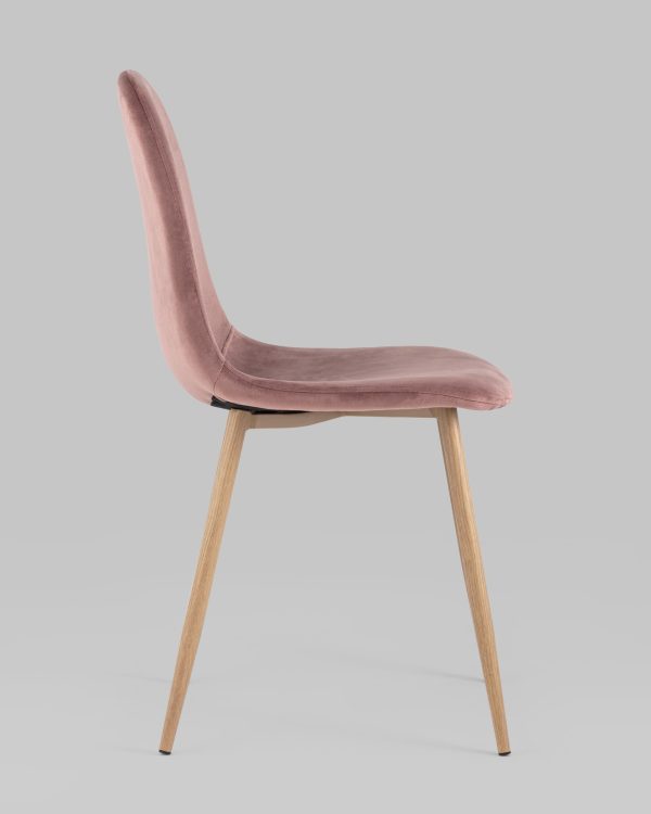 Стул Валенсия велюр пыльно-розовый — изображение 3